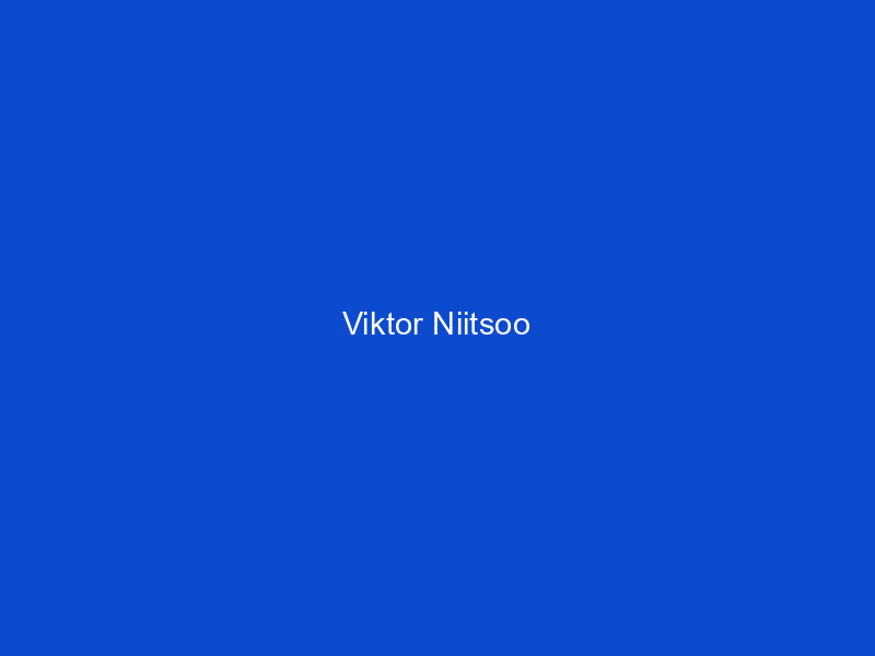 Viktor Niitsoo