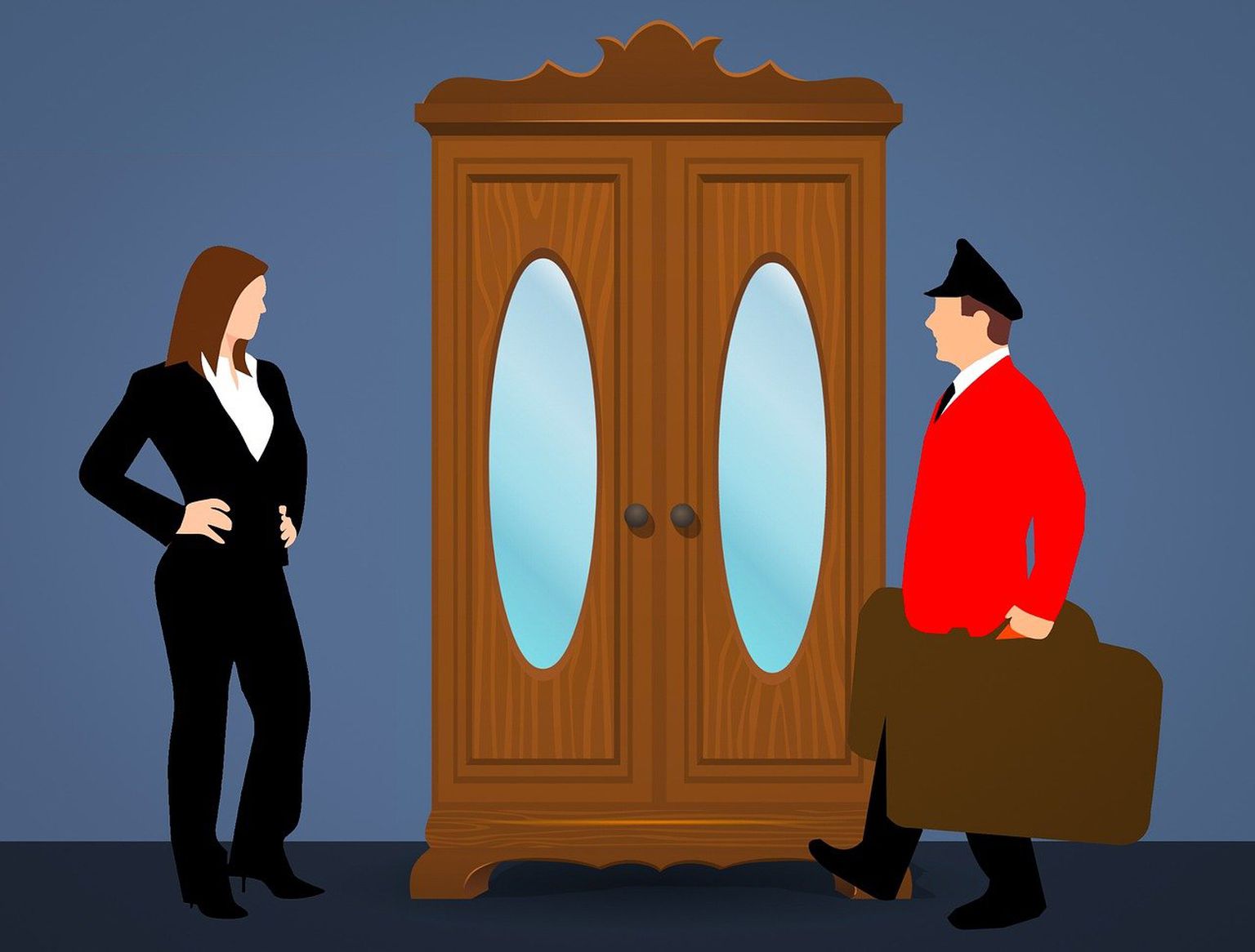 Anekdoot: armuke hakkab vaikselt kapist välja ronima