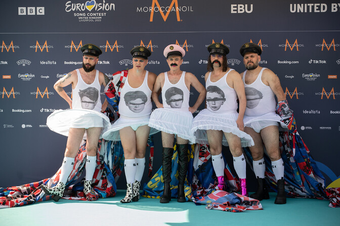 Galerii: Eurovisiooni türkiisvaibal särasid julgetes kostüümides artistid