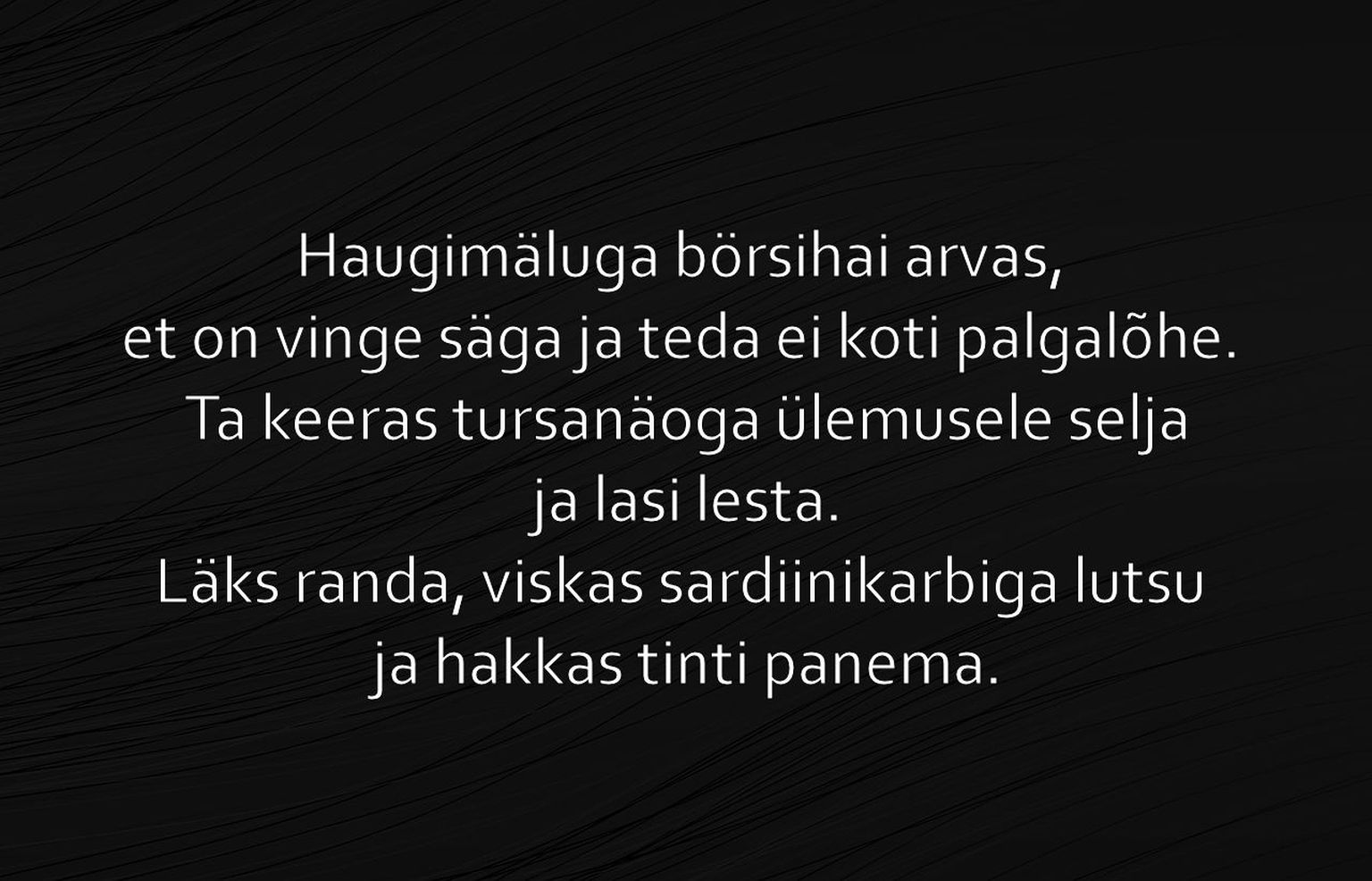 Haugimäluga börsihai