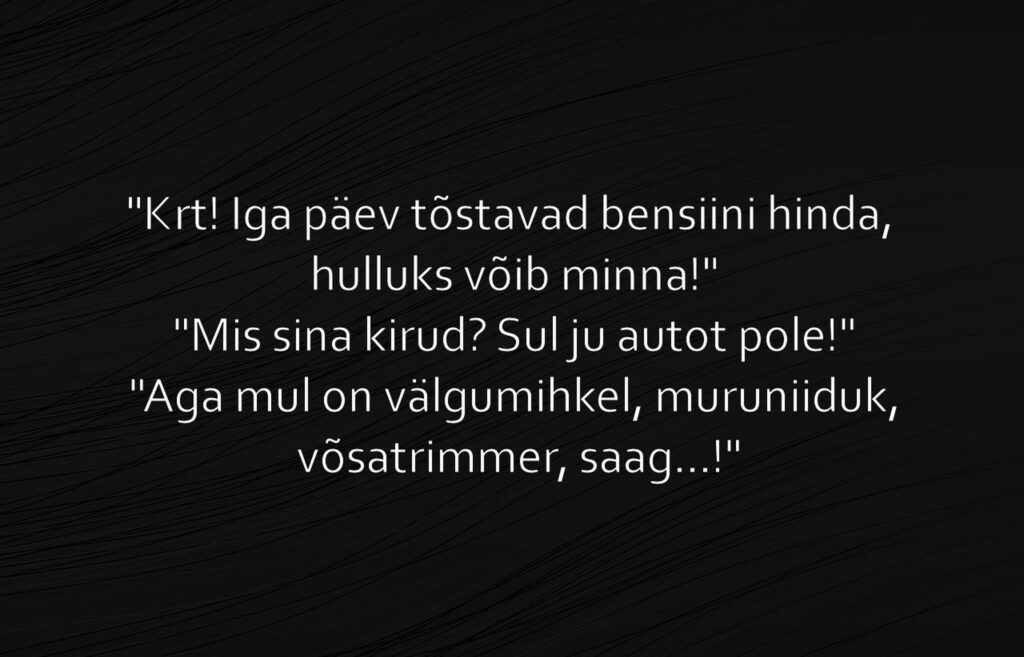 Iga päev tõstavad bensiini hinda!