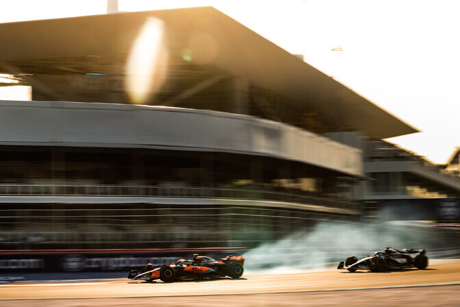 Libe asfalt teeb F1 sõitjad ettevaatlikuks