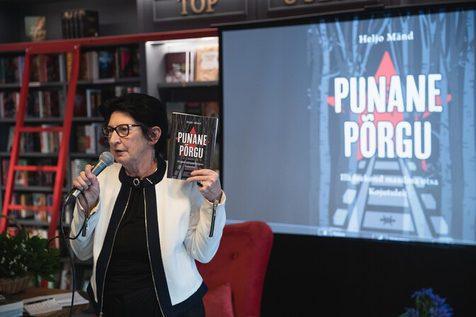Pildid: Heljo Männi viimase romaani “Punane põrgu” esitlus