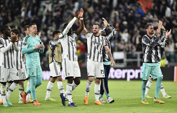 Seitsmenda üleminuti värav tõi Juventusele Euroopa liiga poolfinaalis viigi