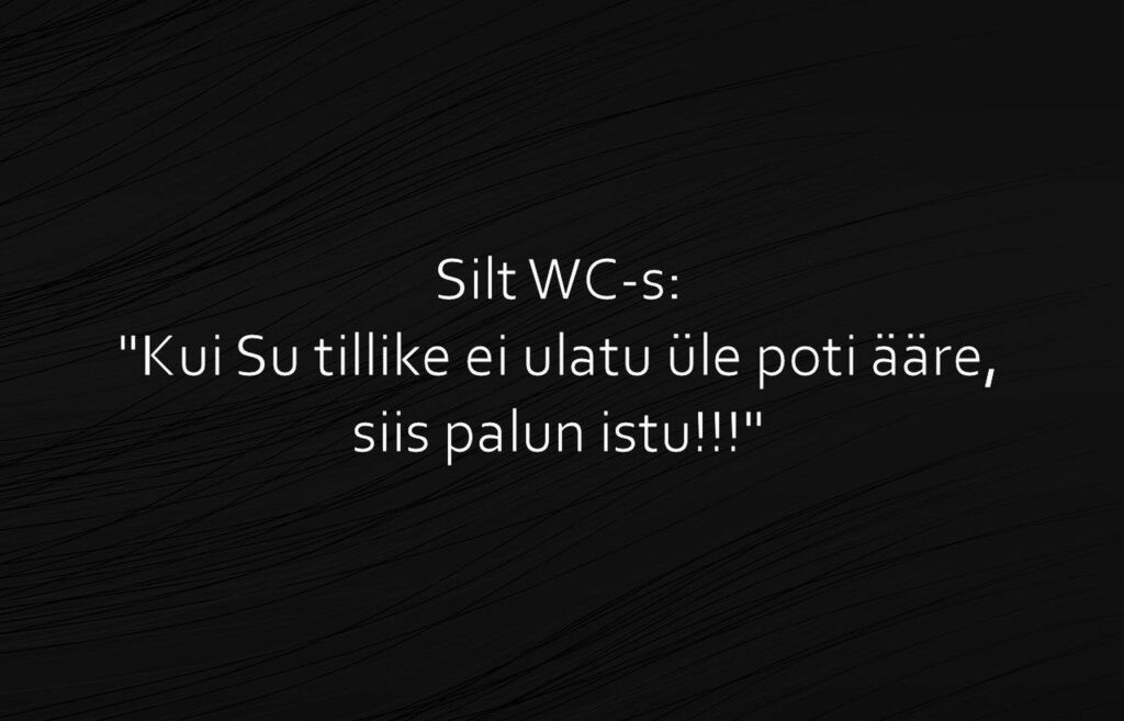 Silt WC-s