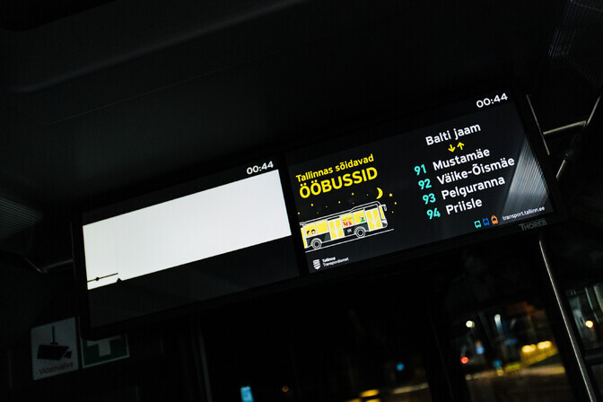 Tallinnas alustasid ööbussid sõitmist