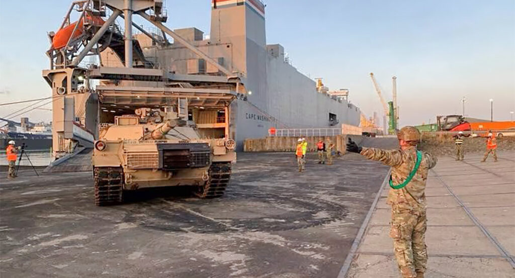 Ukrainlaste väljaõppeks mõeldud USA tankid Abrams jõudsid Saksamaale