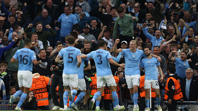 Ülivõimas City lõi Realile neli väravat ja pääses Meistrite liiga finaali