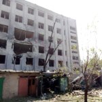 Vene vägede kontrolli all olev Ukraina linn sai taas tabamuse