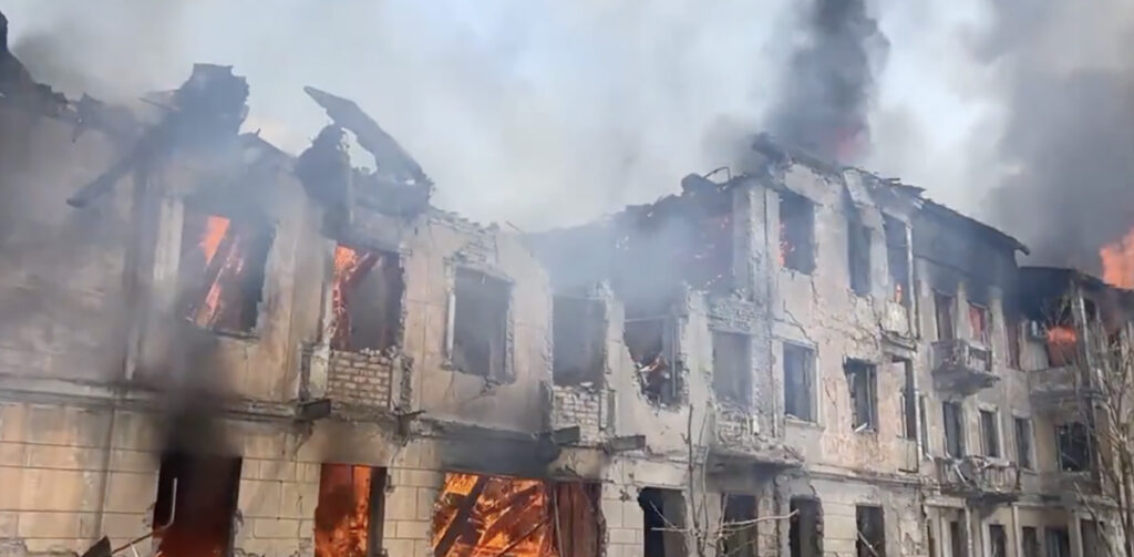 VIDEO: Ukrainas tabas raketilöök haiglat, palju vigastatuid