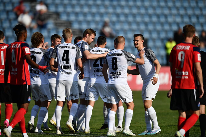 Zenjovi kaheksanda minuti värav tõi Florale Narvas võidu