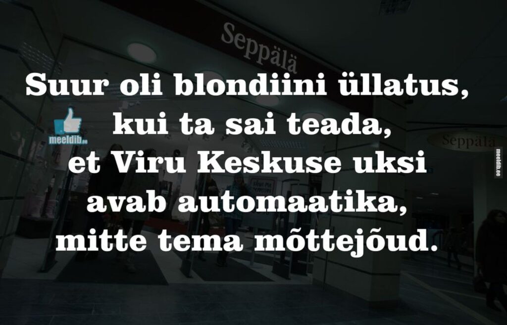 Blondiini suur üllatus