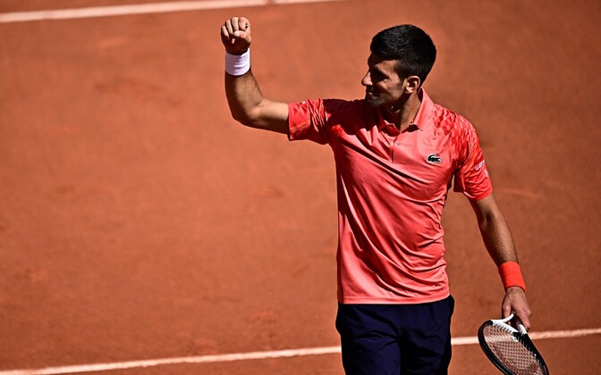 Djokovic püstitas Prantsusmaa lahtistel rekordi