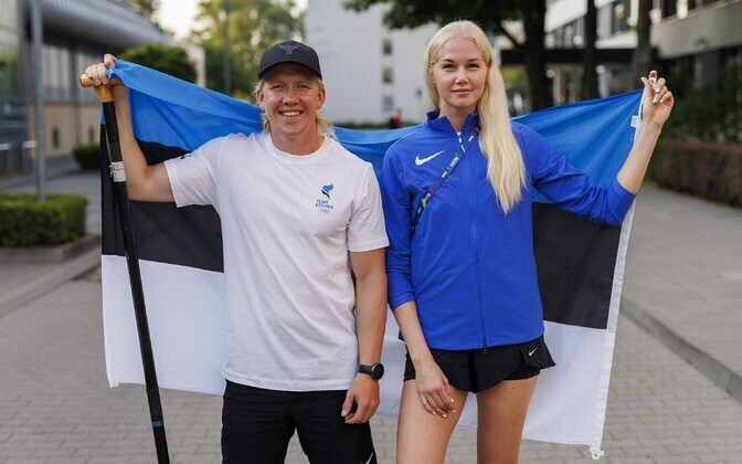 Euroopa mängudel kannavad Eesti lippu Annika Köster ja Joosep Karlson