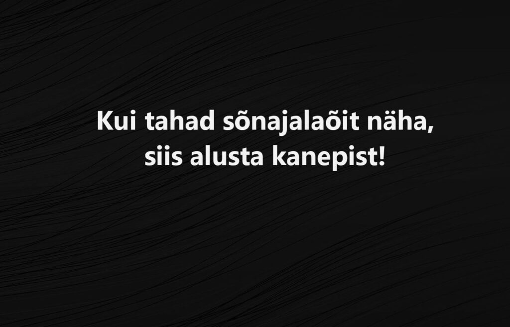 Kui tahad sõnajalaõit näha