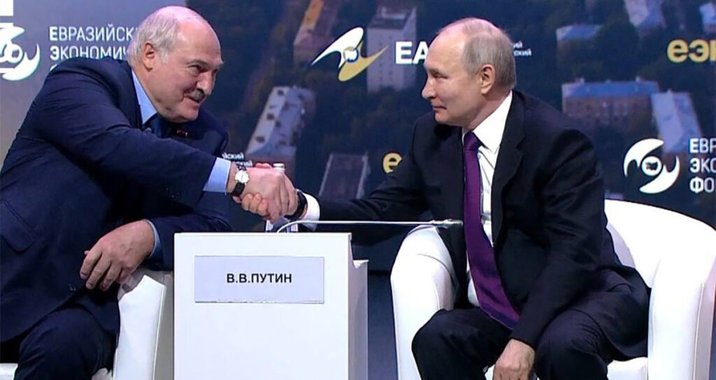 Putin tänas Lukašenkat abi eest