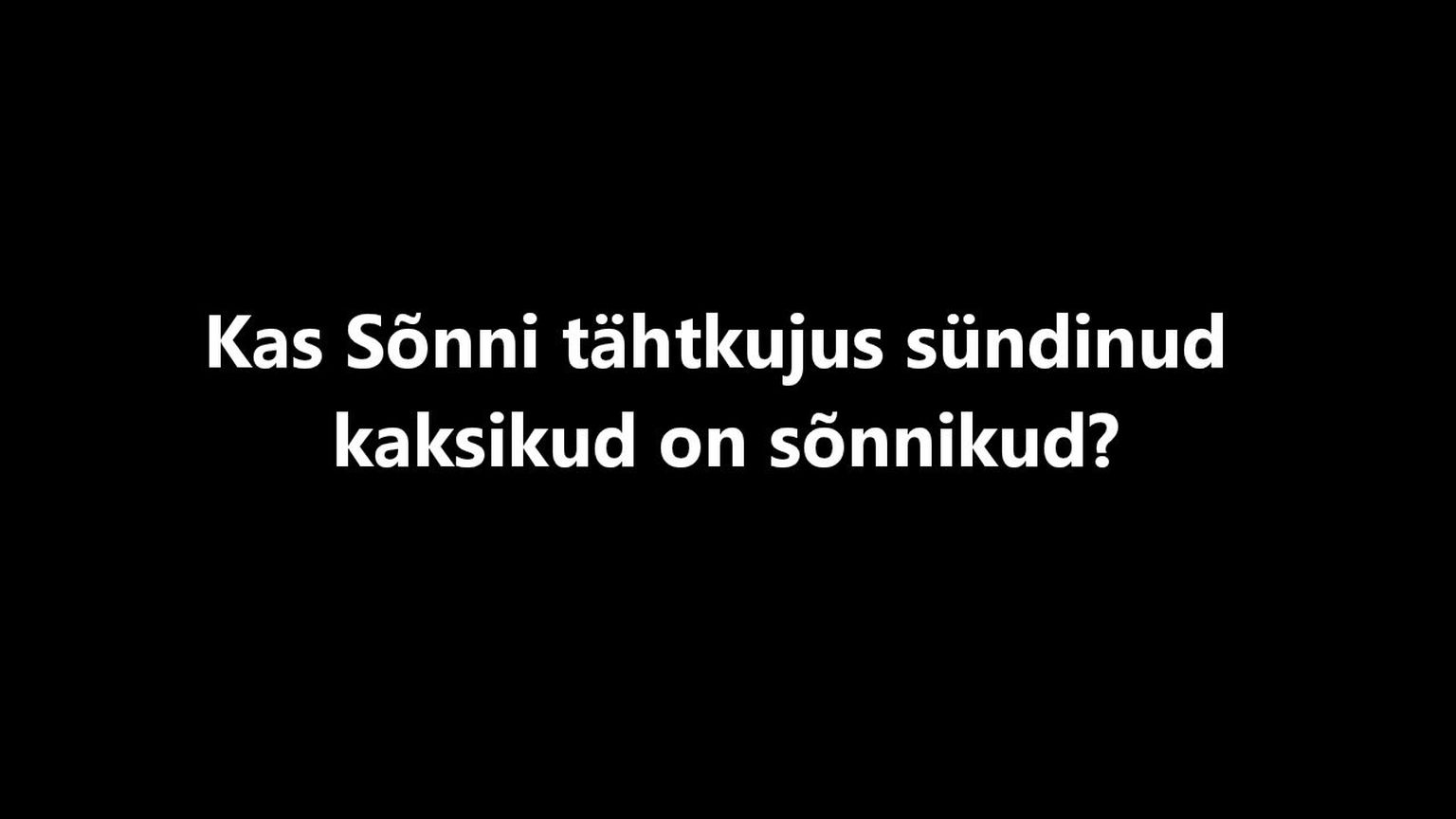 Sõnni tähtkujus sündinud kaksikud