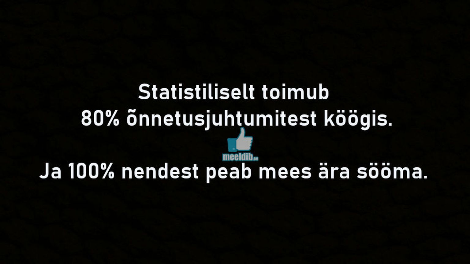 Statistiliselt toimub 80% õnnetusjuhtumitest köögis