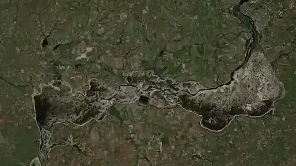 VIDEO: Ukraina suur veehoidla on tühjaks voolanud