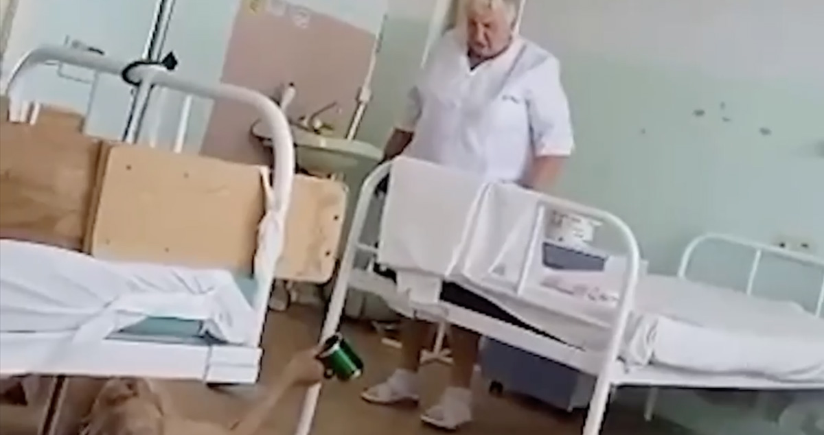 VIDEO: Vene haiglas lükkas meedik patsiendi põrandale pikali NB! Nõrganärvilistele mittesoovitav