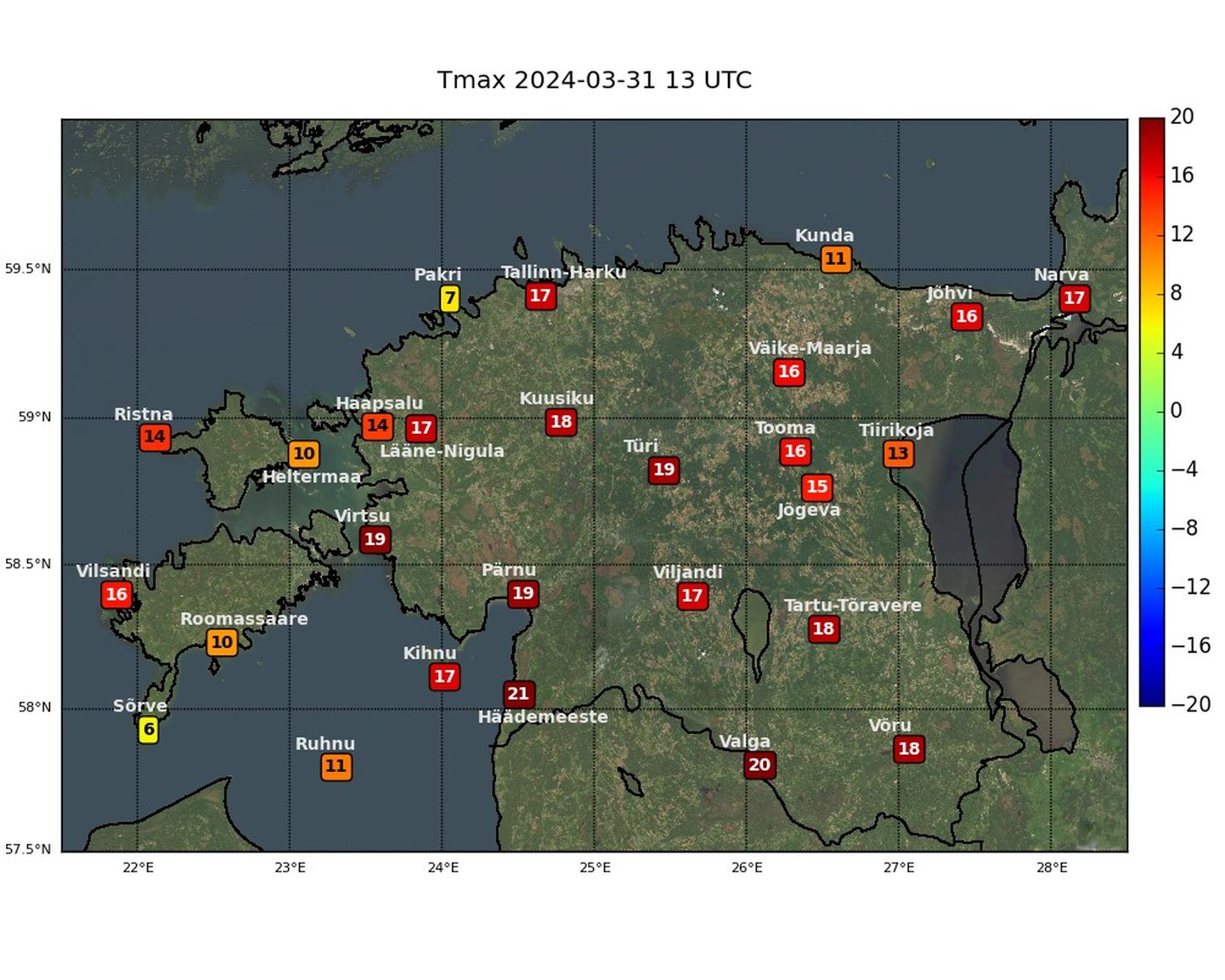 Märts saab soojarekorditega punkti