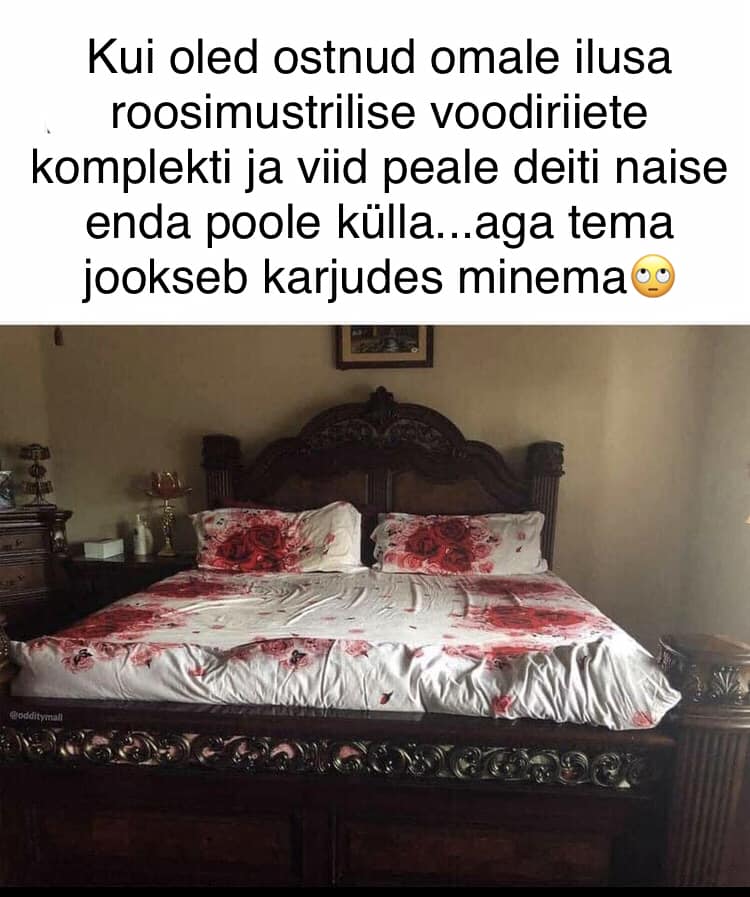 Uus voodiriiete komplekt