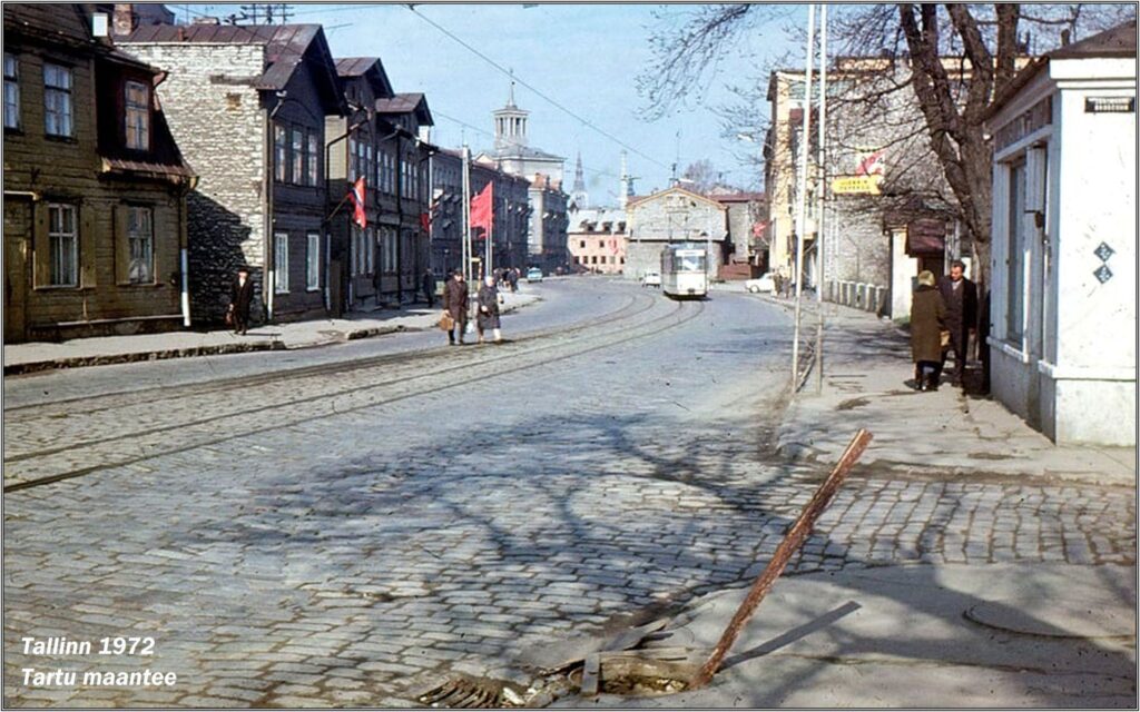 Tartu maantee ja Jakobsoni ristmik. 1972