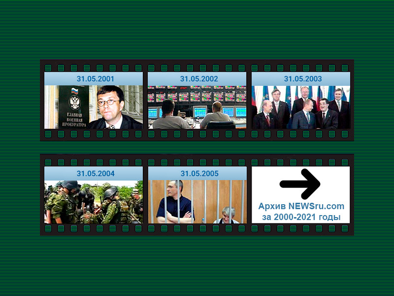 Какой была новостная картина в этот день – 31 мая в каждый год за последние 20 лет