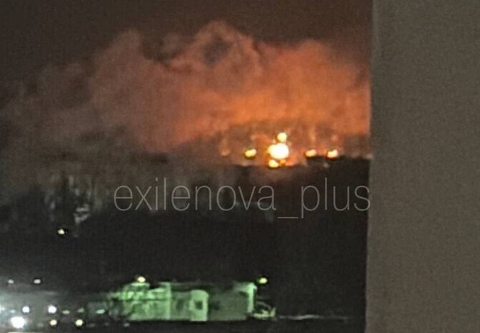 Droonirünnaku tagajärjel süttis Venemaal Penza oblastis asuv naftahoidla