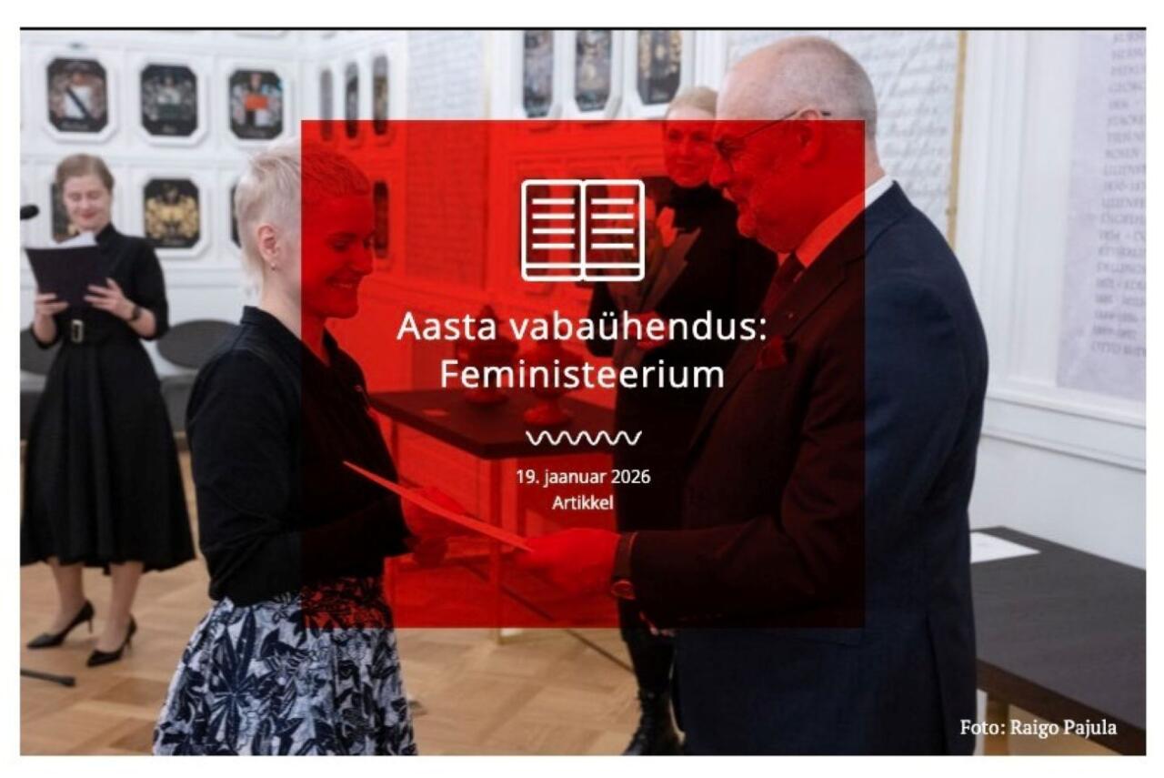 Ekstremistid saavad tunnustuse: marufeministlik Feministeerium valiti “aasta vabaühenduseks”