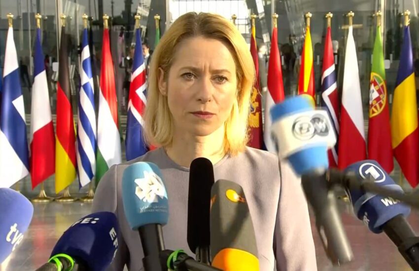 EL-i kõrge esindaja Kallas: maailma probleemid tähendavad, et on aeg end täis juua