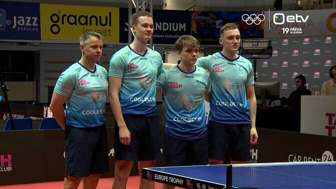 TalTechi lauatennisemängijad piirdusid alagrupiturniiriga