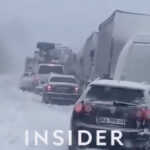 VIDEO: Ukrainas on maanteel hullumaja, sest pole, kes lund lükkaks