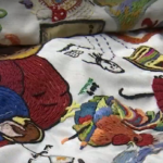 Aastaga ligi 3000 kilomeetrit rännanud raamatuaasta piltvaip sai viimased pisted