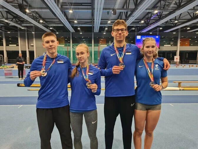 Noored kergejõustiklased püstitasid Balti meistrivõistlustel kaks rekordit