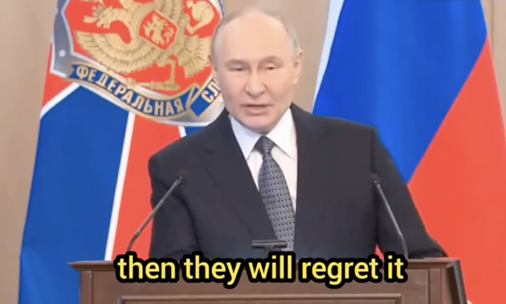 Putin vihjas sõjale Euroopaga: ise viivad end punkti, kust tagasiteed pole, ja siis kahetsevad seda