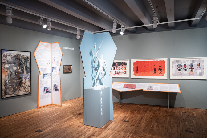 Pildid: Adamson-Ericu muuseumi uus näitus avab kunstiklassika kaudu konserveerimise maailma