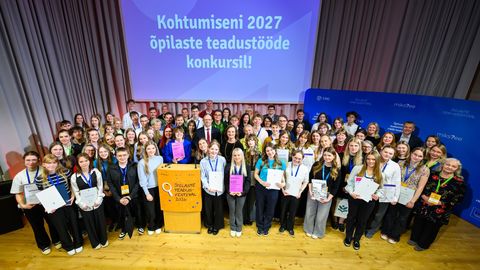 Õpilaste teadustööde konkursi peapreemiad läksid Tartusse, Tallinnasse ja Otepääle