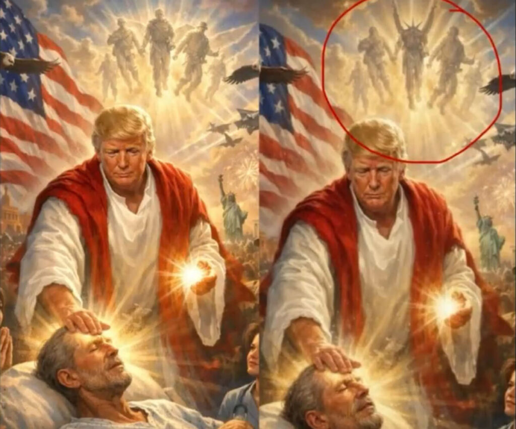 Trump väidab, et Jeesusena kujutatud pildil on ta tegelikult arst