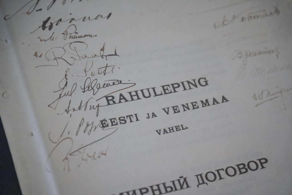 Arengukavas Eesti 2035 on Tartu rahuleppe unustamine juba sees