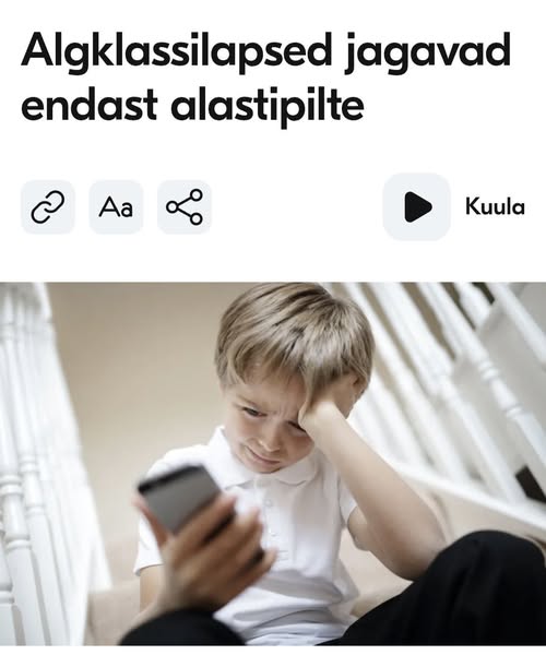 “Nokutädide” kasvatustöö rängad viljad: lapsed jagavad sotsiaalmeedias alastipilte endast
