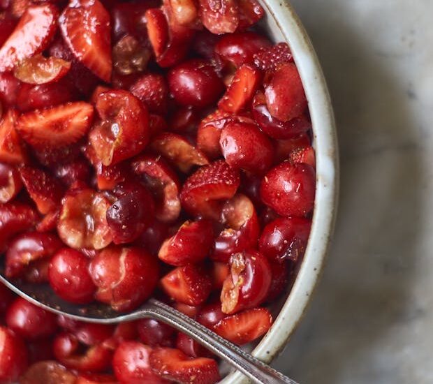 Simple Red Fruit Salad