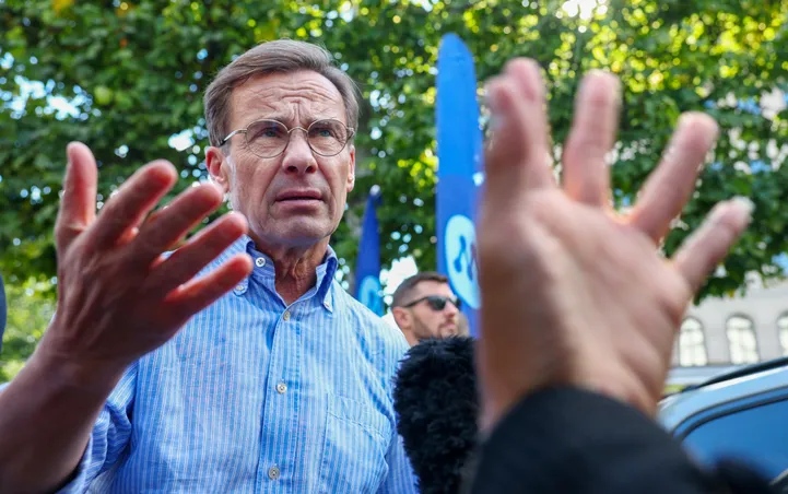 Rootsi peaminister Ulf Kristersson.