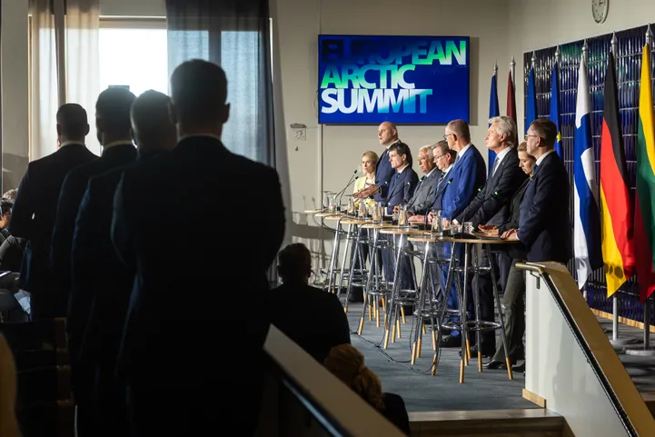 Euroopa Arktika tippkohtumise pressikonverents. ELi liidrid avasid plaane, mida Euroopa kavatseb Arktikaga teha.