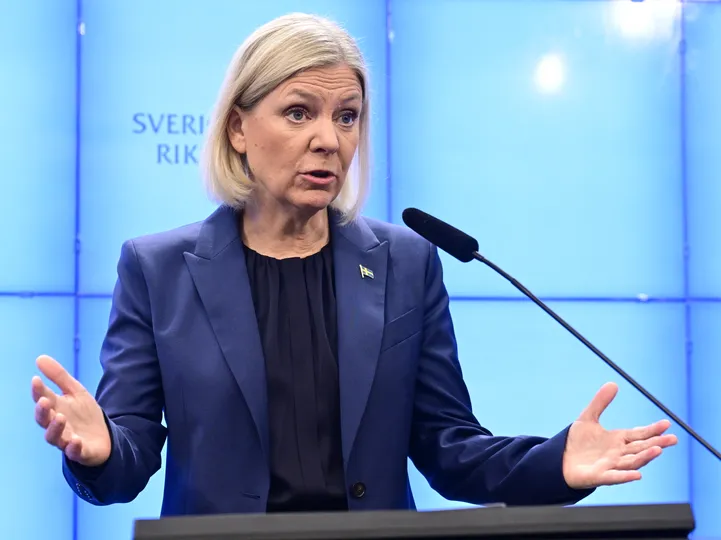 Rootsi Sotsiaaldemokraatliku Partei liider Magdalena Andersson.