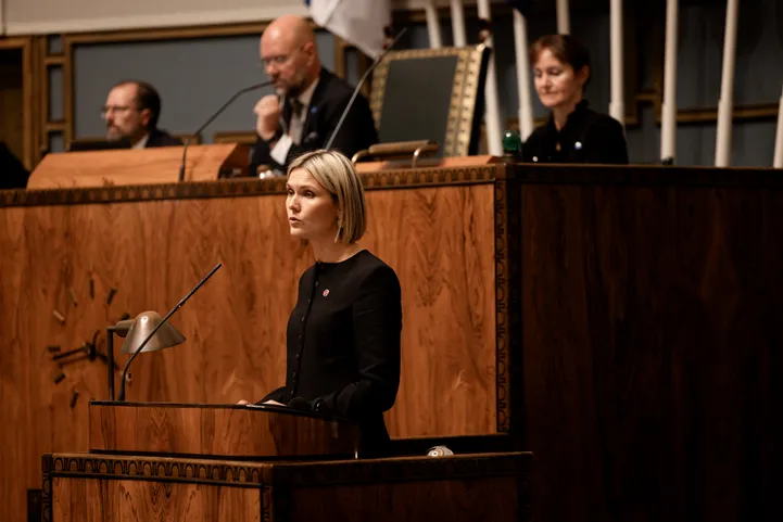 Islandi peaminister Kristrún Frostadóttir.
